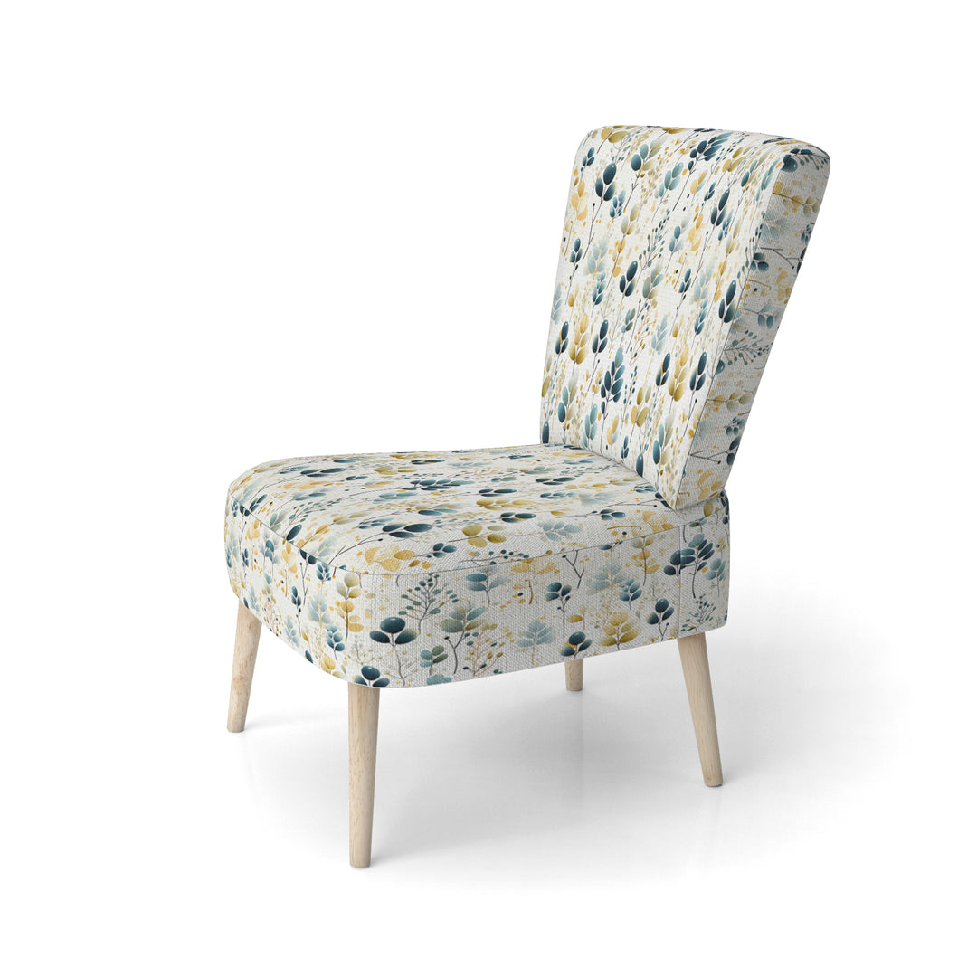 Minimalist Botanics - Bohemian Accent Side Chair