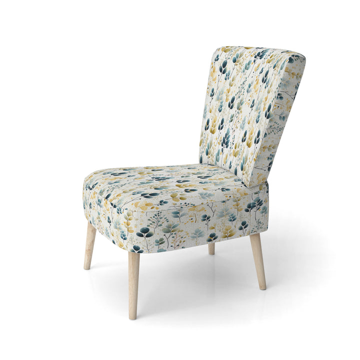Minimalist Botanics - Bohemian Accent Side Chair