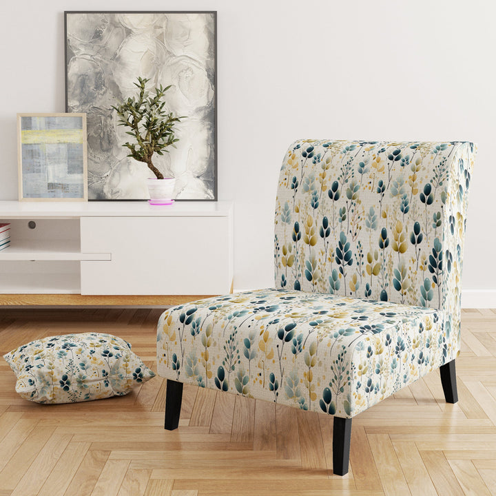 Minimalist Botanics - Bohemian Accent Side Chair