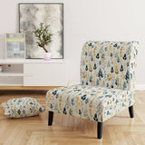 Minimalist Botanics - Bohemian Accent Side Chair