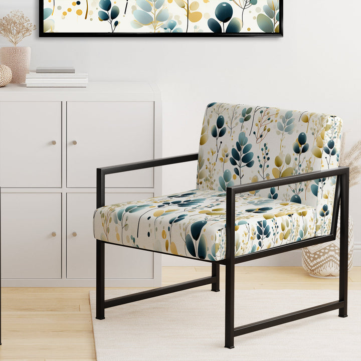Minimalist Botanics - Bohemian Accent Side Chair