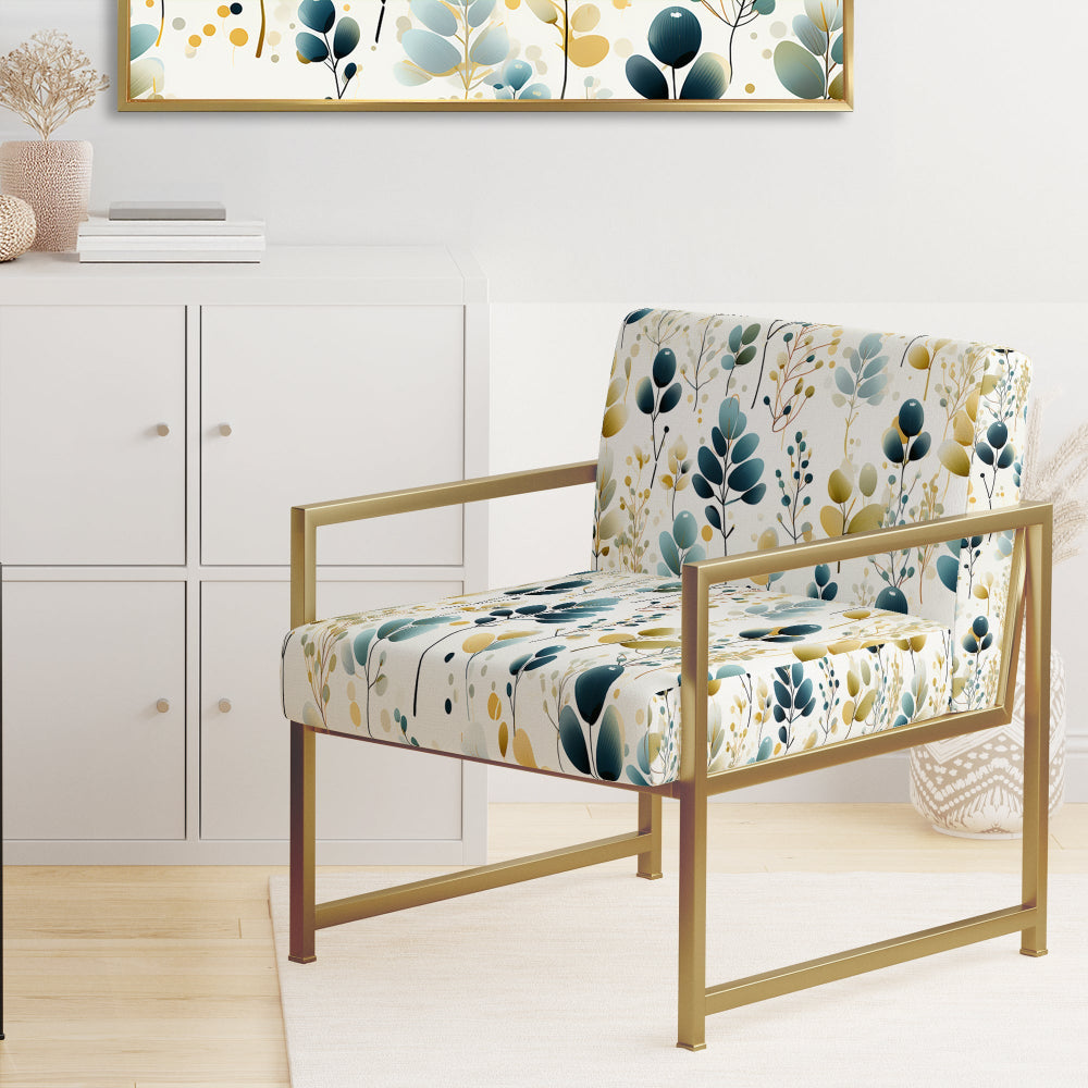 Minimalist Botanics - Bohemian Accent Side Chair