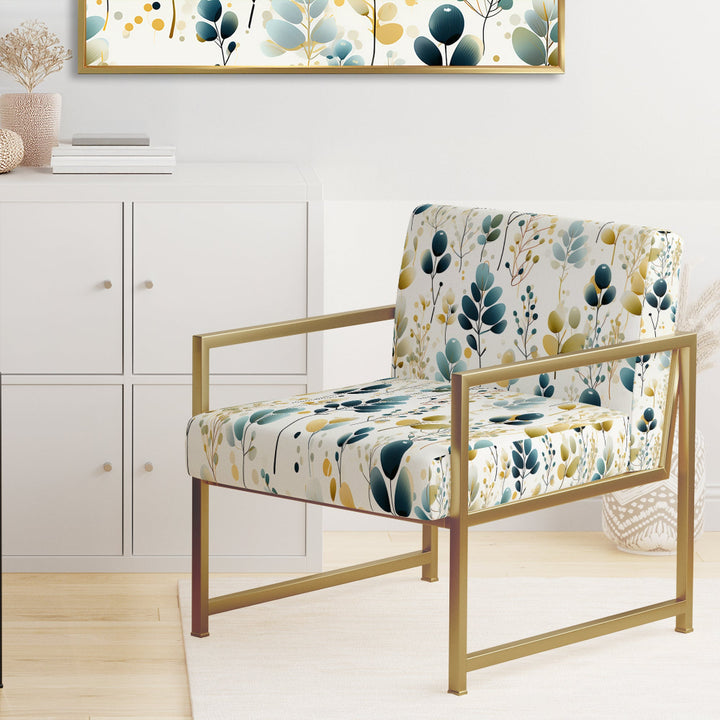Minimalist Botanics - Bohemian Accent Side Chair