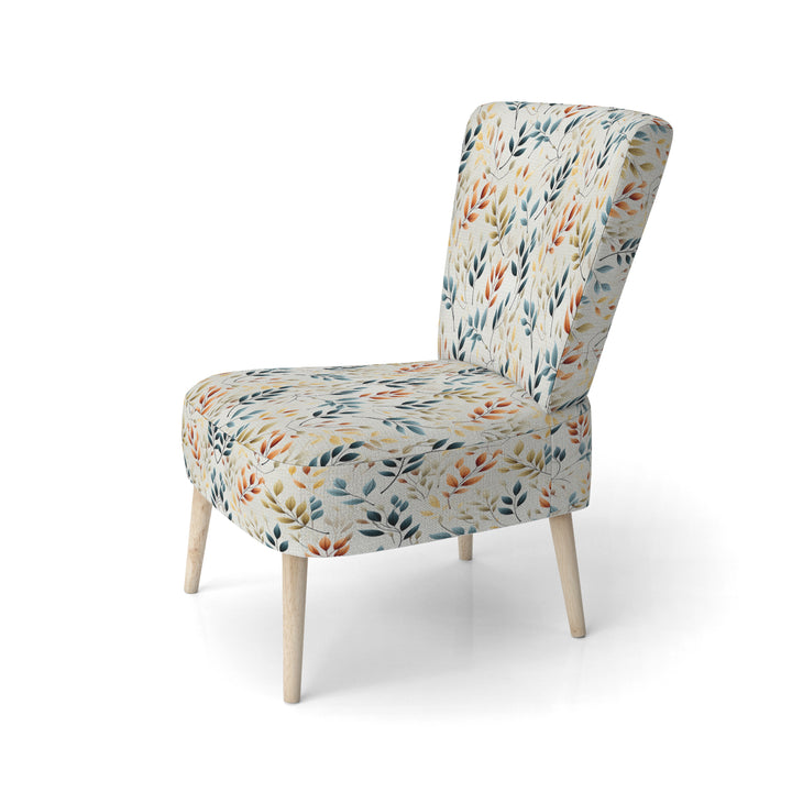 Minimalist Leaves - Bohemian Arm Chair