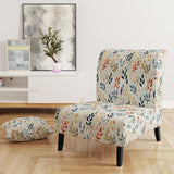 Minimalist Leaves - Bohemian Arm Chair