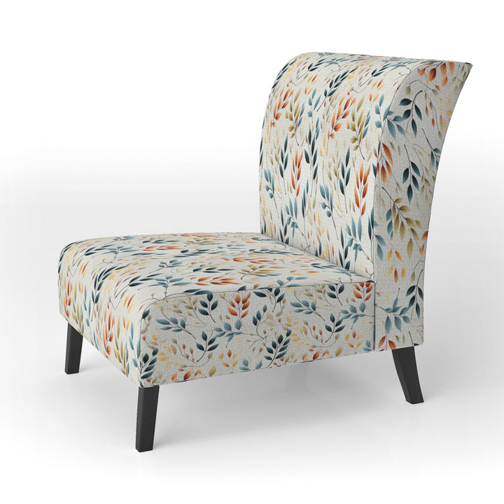 Minimalist Leaves - Bohemian Arm Chair