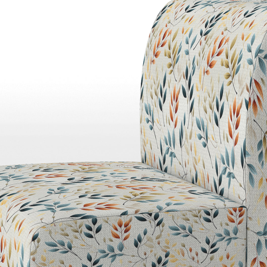 Minimalist Leaves - Bohemian Arm Chair