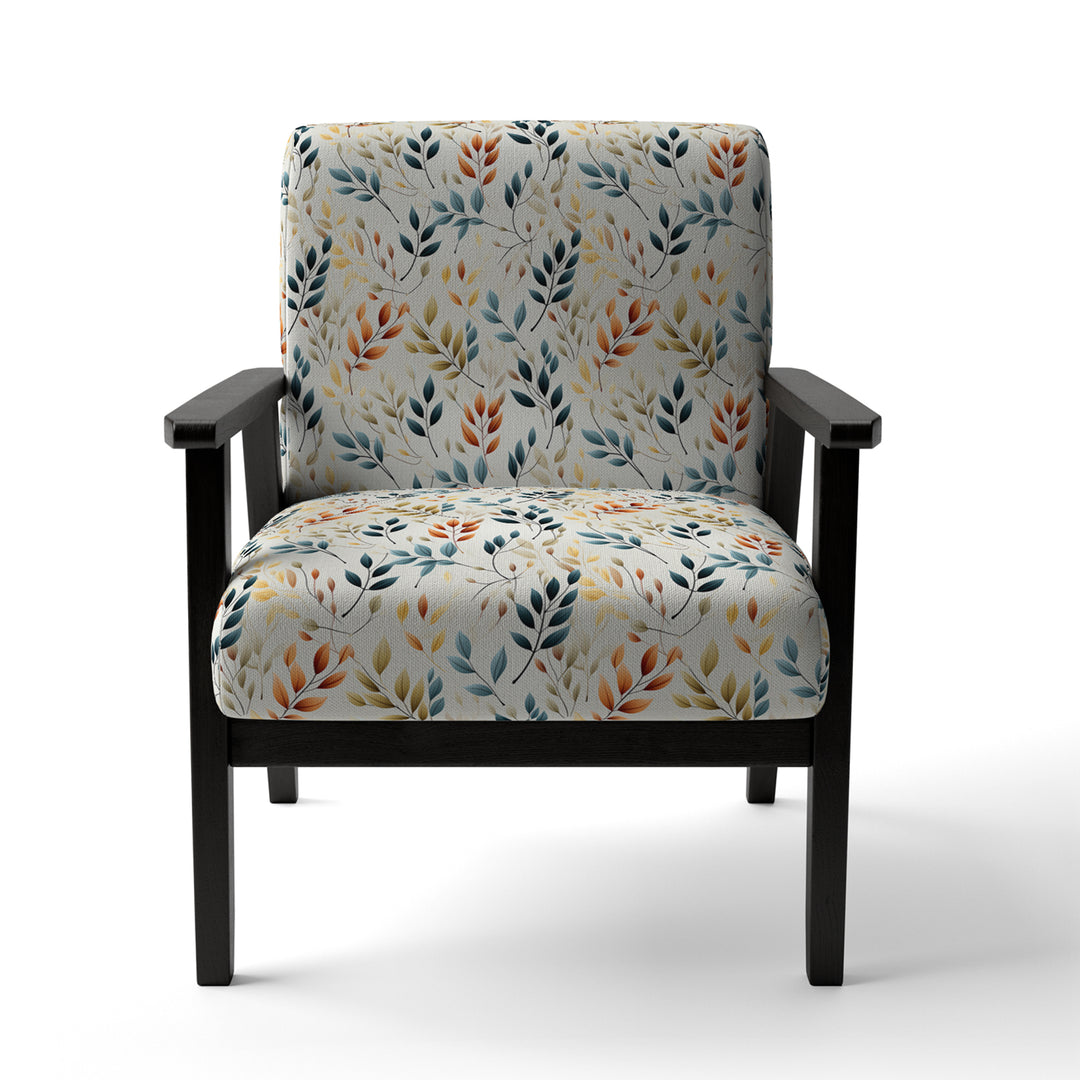 Minimalist Leaves - Bohemian Arm Chair