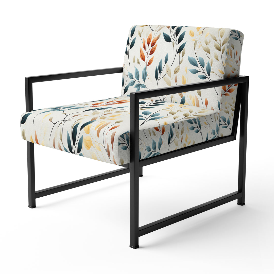 Minimalist Leaves - Bohemian Arm Chair