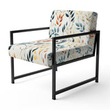 Minimalist Leaves - Bohemian Arm Chair
