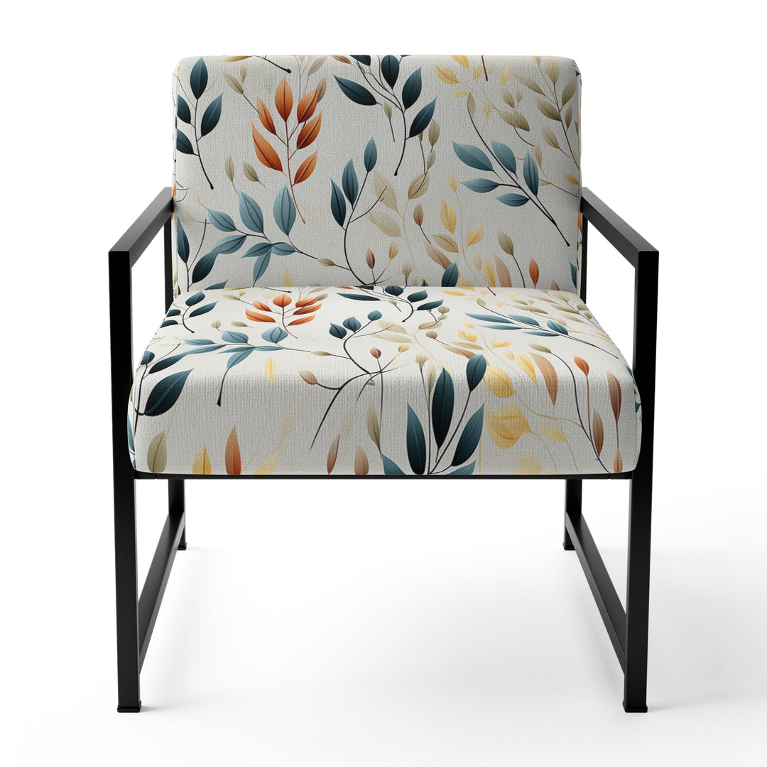 Minimalist Leaves - Bohemian Arm Chair
