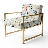 Minimalist Leaves - Bohemian Arm Chair