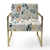 Minimalist Leaves - Bohemian Arm Chair