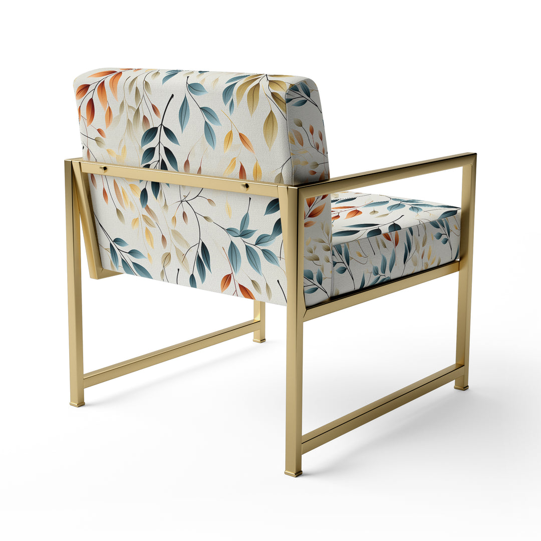 Minimalist Leaves - Bohemian Arm Chair