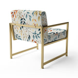 Minimalist Leaves - Bohemian Arm Chair