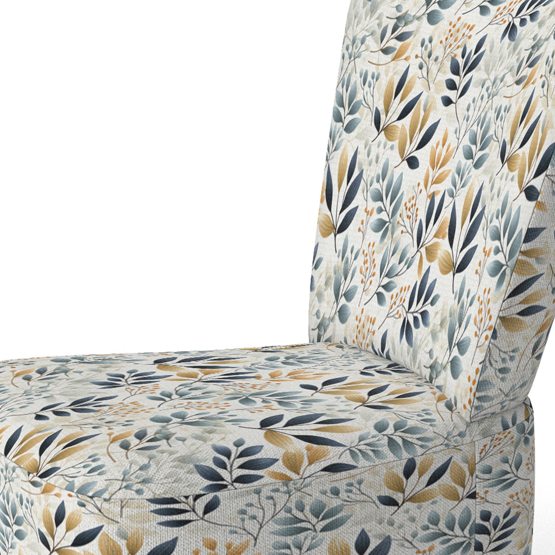 Monochrome Botany - Upholstered Bohemian Accent Chairs