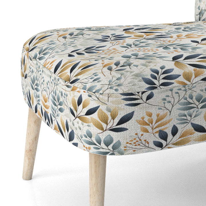 Monochrome Botany - Upholstered Bohemian Accent Chairs