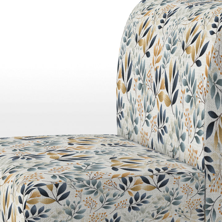 Monochrome Botany - Upholstered Bohemian Accent Chairs