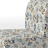 Monochrome Botany - Upholstered Bohemian Accent Chairs