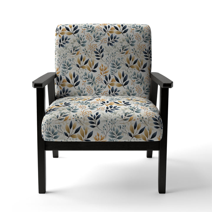 Monochrome Botany - Upholstered Bohemian Accent Chairs
