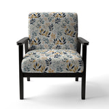Monochrome Botany - Upholstered Bohemian Accent Chairs