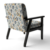 Monochrome Botany - Upholstered Bohemian Accent Chairs