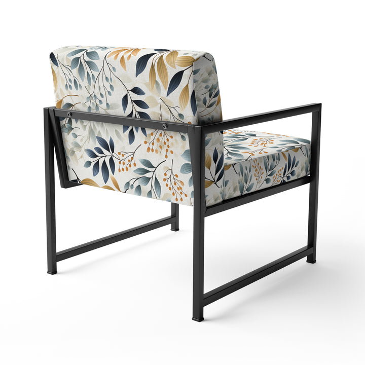 Monochrome Botany - Upholstered Bohemian Accent Chairs