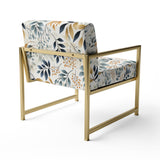 Monochrome Botany - Upholstered Bohemian Accent Chairs