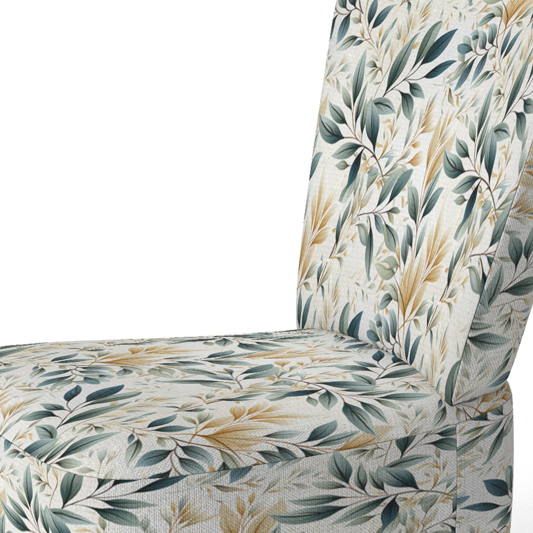 Neutral Leaves - Bohemian Arm Chair