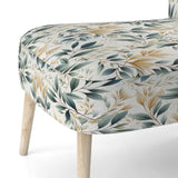 Neutral Leaves - Bohemian Arm Chair