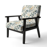 Neutral Leaves - Bohemian Arm Chair
