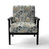 Neutral Leaves - Bohemian Arm Chair