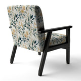 Neutral Leaves - Bohemian Arm Chair
