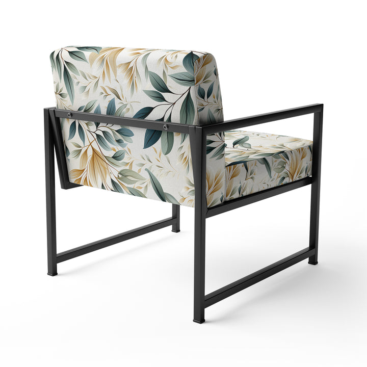 Neutral Leaves - Bohemian Arm Chair