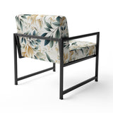 Neutral Leaves - Bohemian Arm Chair