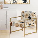 Vintage Leaves - Bohemian Arm Chair