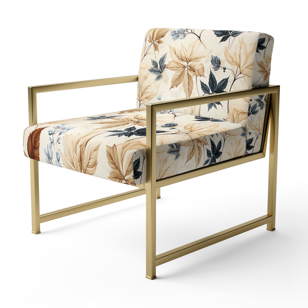 Vintage Leaves - Bohemian Arm Chair