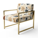 Vintage Leaves - Bohemian Arm Chair