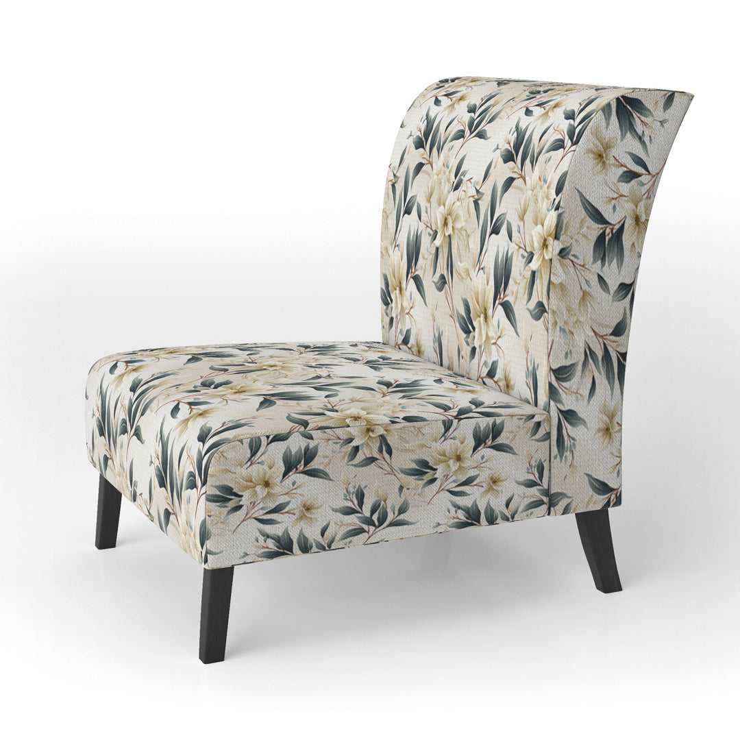 Whispering Vines - Bohemian Accent Side Chair
