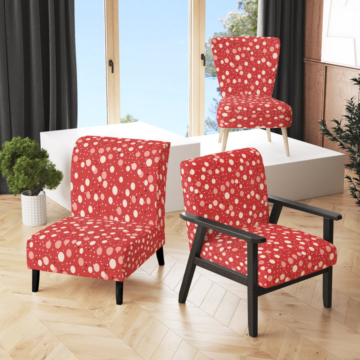 Playful Polka Dots - Modern Arm Chair
