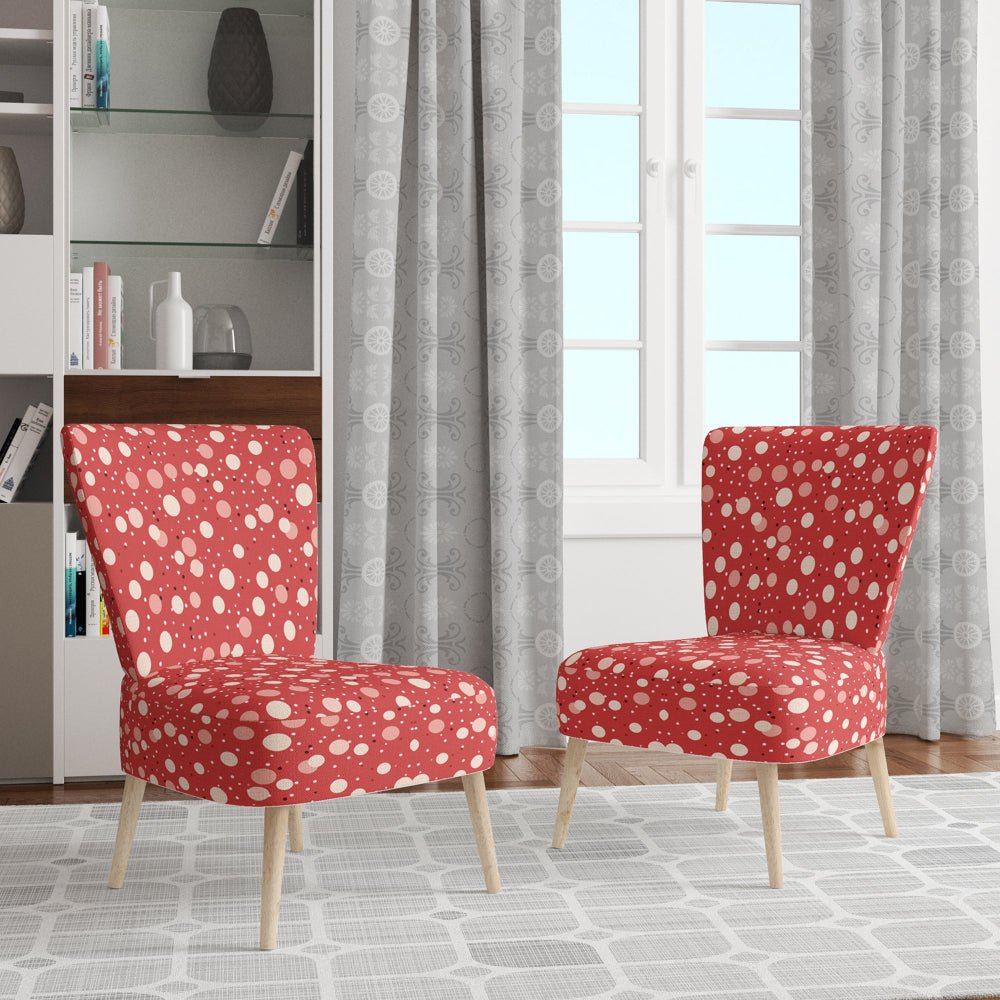 Playful Polka Dots - Modern Arm Chair