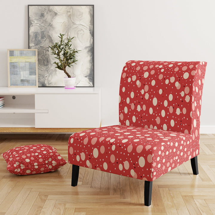 Playful Polka Dots - Modern Arm Chair