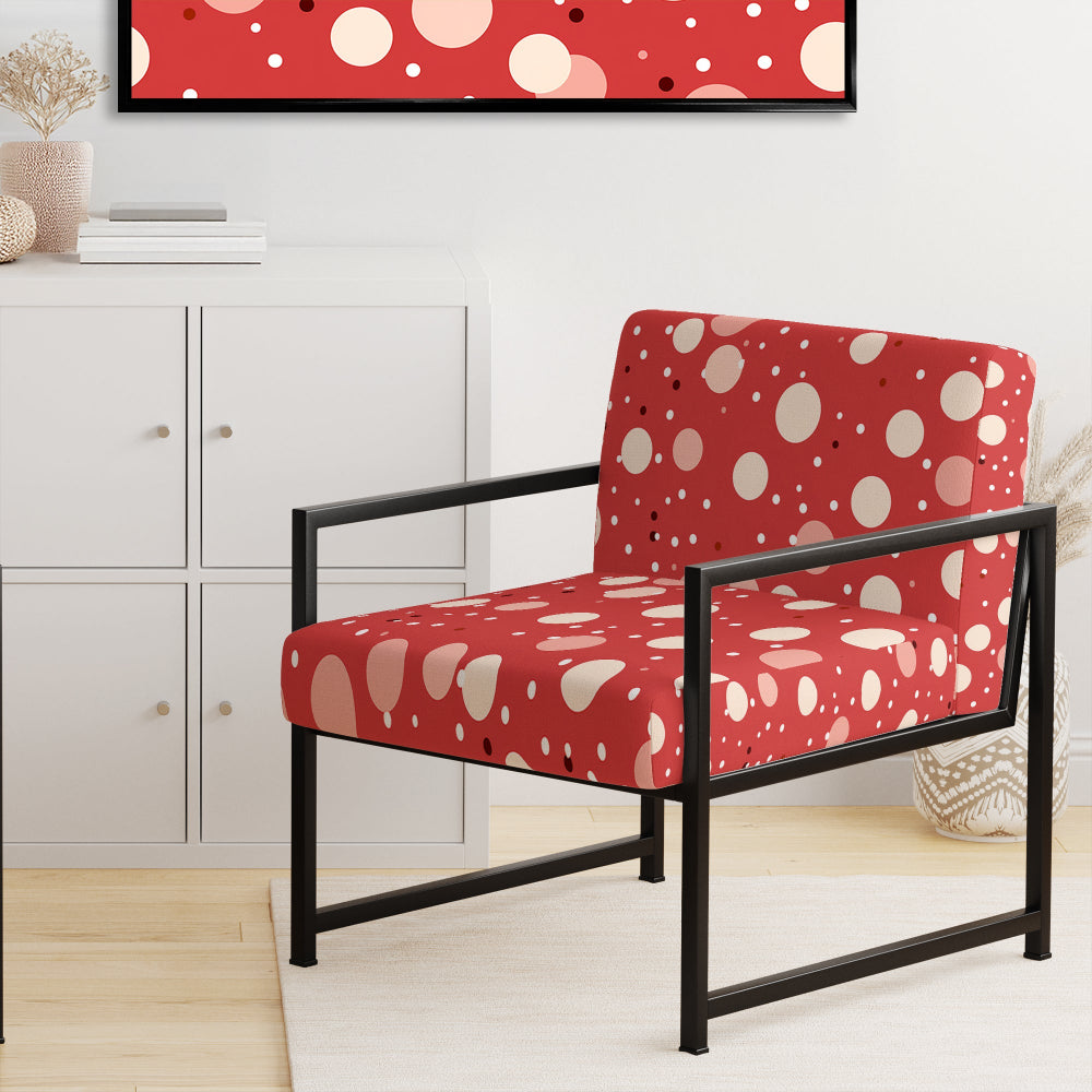 Playful Polka Dots - Modern Arm Chair