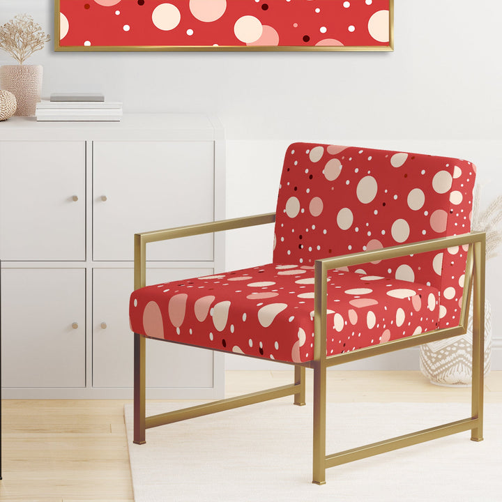 Playful Polka Dots - Modern Arm Chair