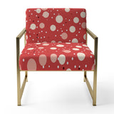 Playful Polka Dots - Modern Arm Chair