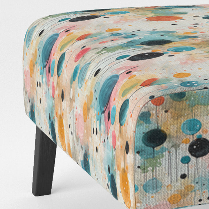 Multicolor Dance Polka Dots Pattern - Modern Accent Side Chair