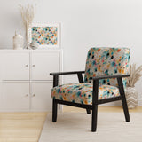 Multicolor Dance Polka Dots Pattern - Modern Accent Side Chair