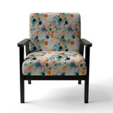 Multicolor Dance Polka Dots Pattern - Modern Accent Side Chair