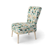 Bohemian Flair Polka Dots Pattern - Modern Accent Slipper Chair