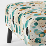 Bohemian Flair Polka Dots Pattern - Modern Accent Slipper Chair